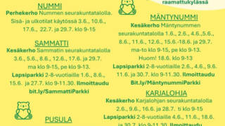 Kesätoiminta 2026