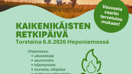 retkimainos ja ilmoittauminen