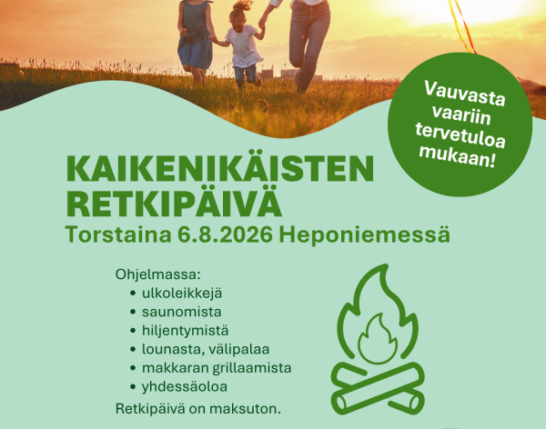 retkimainos ja ilmoittauminen