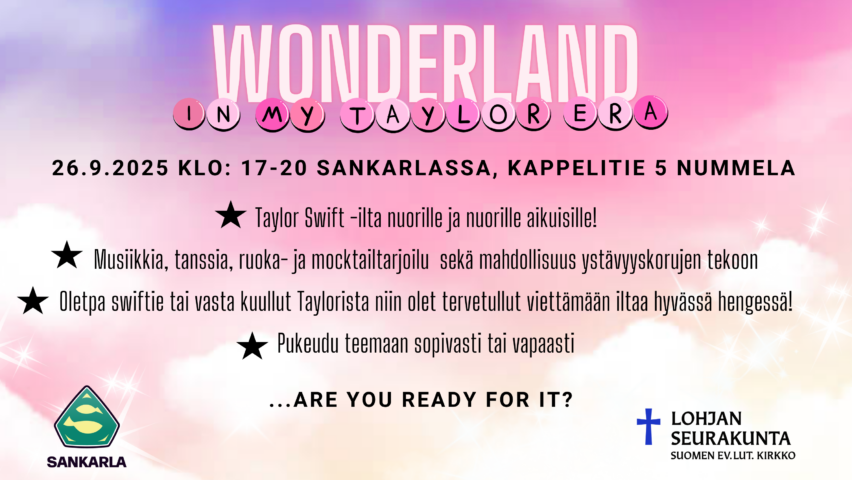 Wonderlan tapahtuman mainos