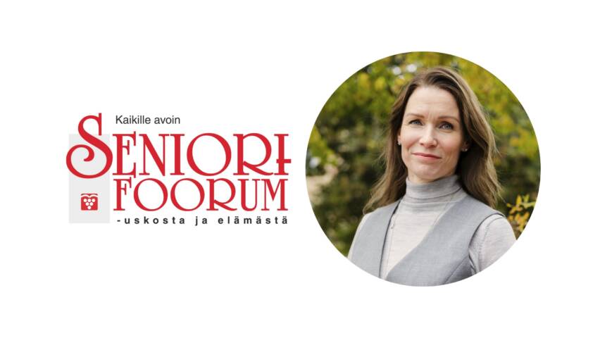 Seniorifoorum: Petra Ståhl.