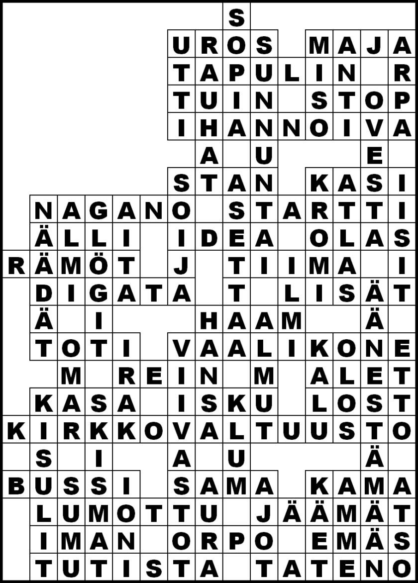 Ristikon ratkaisu