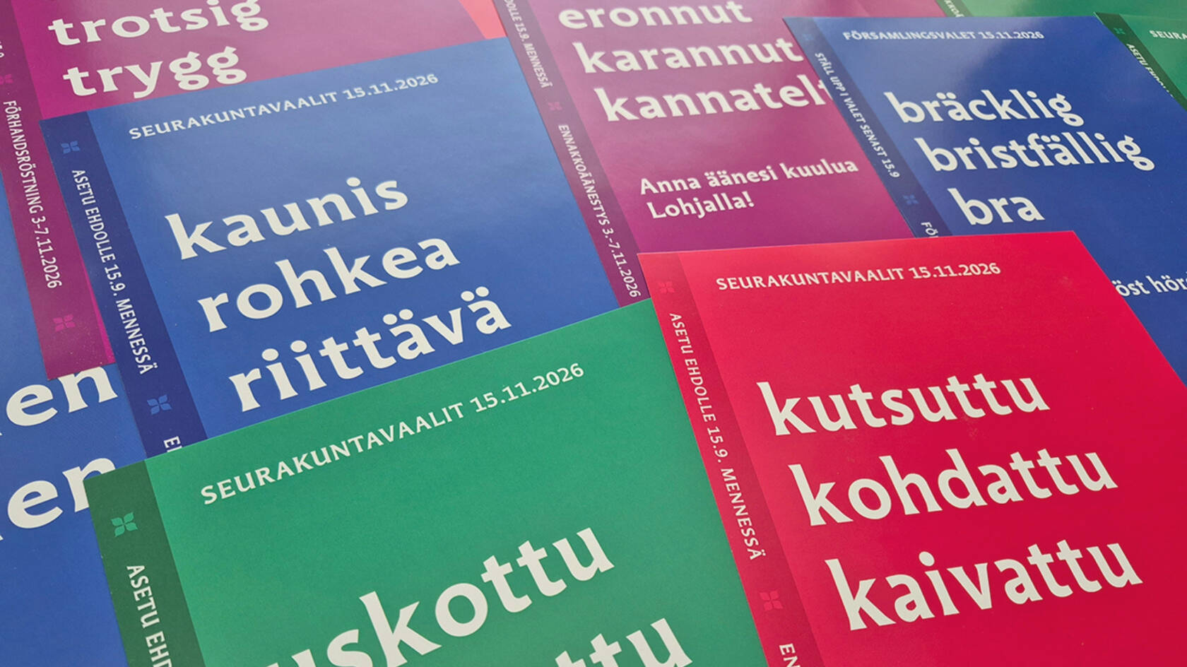 vaalijulisteet